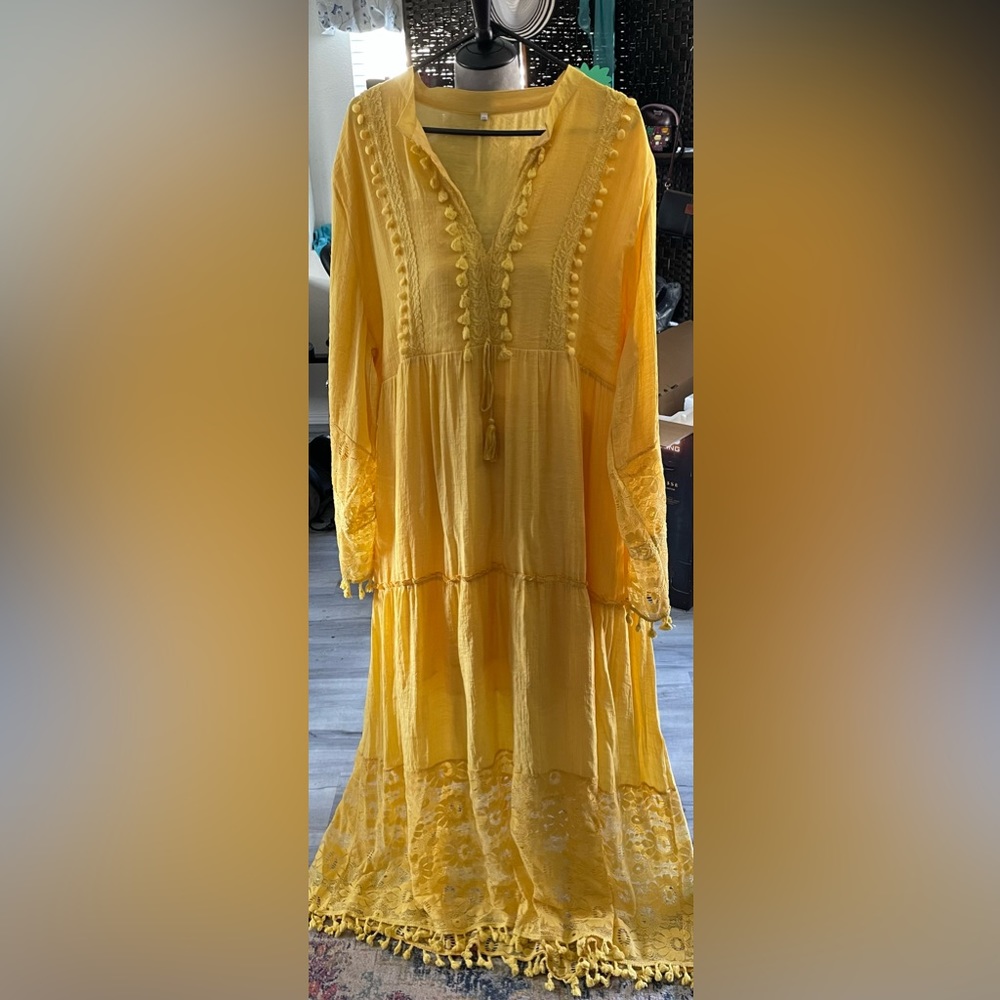 Yellow Maxi Dress